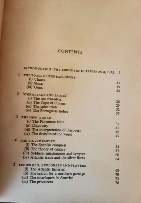 The Establishment of the European Hegemony 1415 1715 by J H Parry