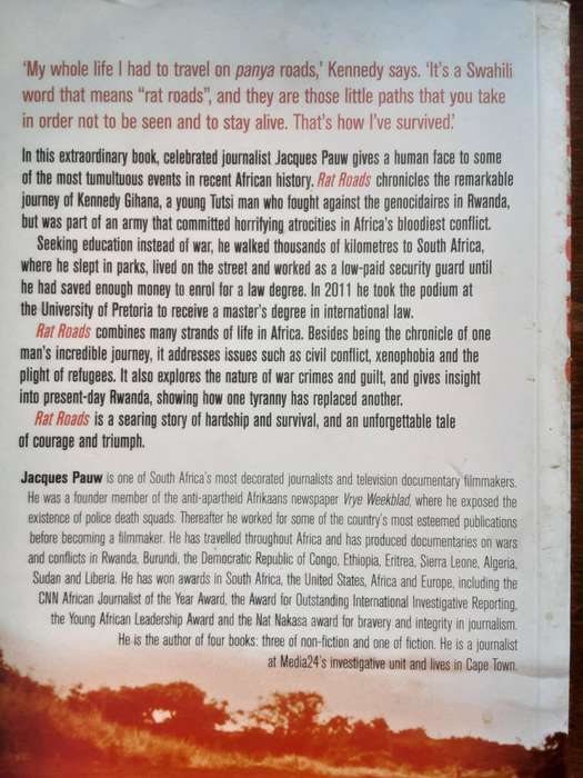 Rat Roads One Man's Incredible Journey  by Jacques Pauw