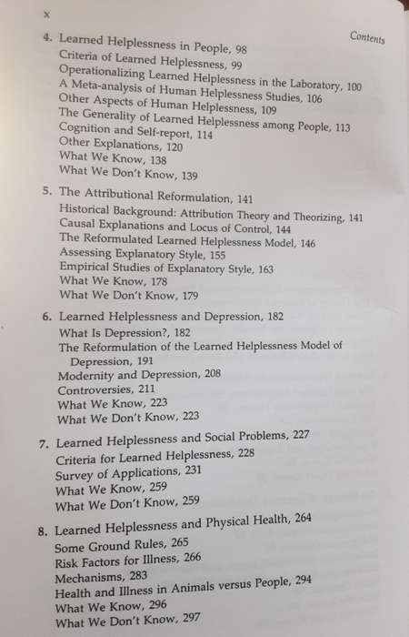 Learned Helplessness A Theory for the Age of Personal Control by Peterson, Maier & Seligman