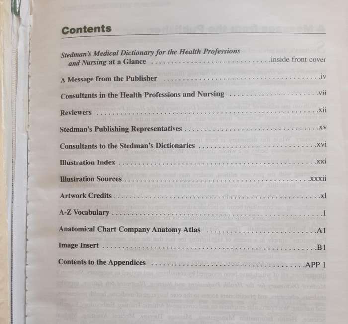 Stedman's Medical Dictionary for the Health Professions and Nursing 6th edition