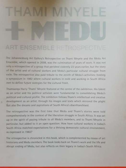 Thami Mnyele + Medu Art Ensemble Retrospective edited by Clive Kellner