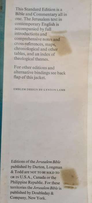 The Jerusalem Bible Standard Edition