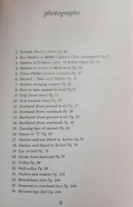 Squash Racquets The Khan Game by Hashim Khan with Richard Randell **Signed by Khan**