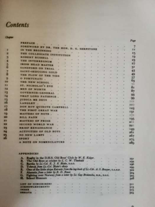 D H S Story 1866 1966 faithfully recorded by Hubert D Jennings