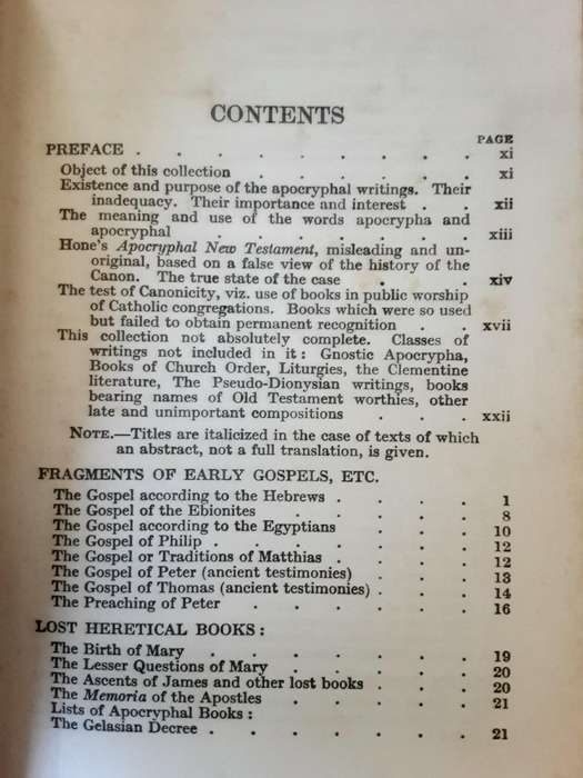 The Apocryphal New Testament translated by Montague Rhodes James
