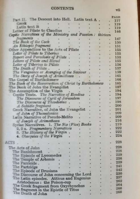 The Apocryphal New Testament translated by Montague Rhodes James