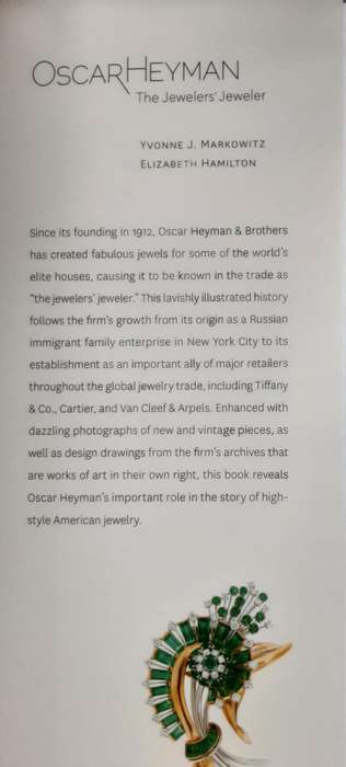 Oscar Heyman The Jewelers Jeweler by Yvonne J Markowitz and Elizabeth Hamilton