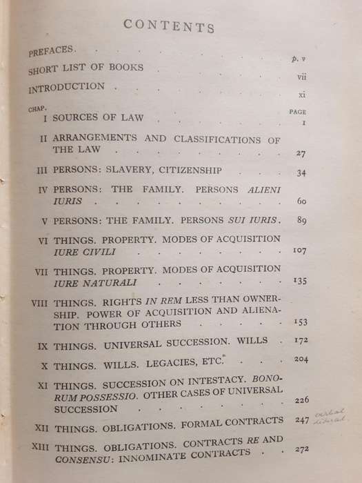 A Manual of Roman Private Law by W W Buckland