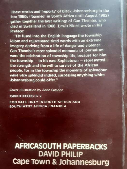 The Will To Die by Can Themba
