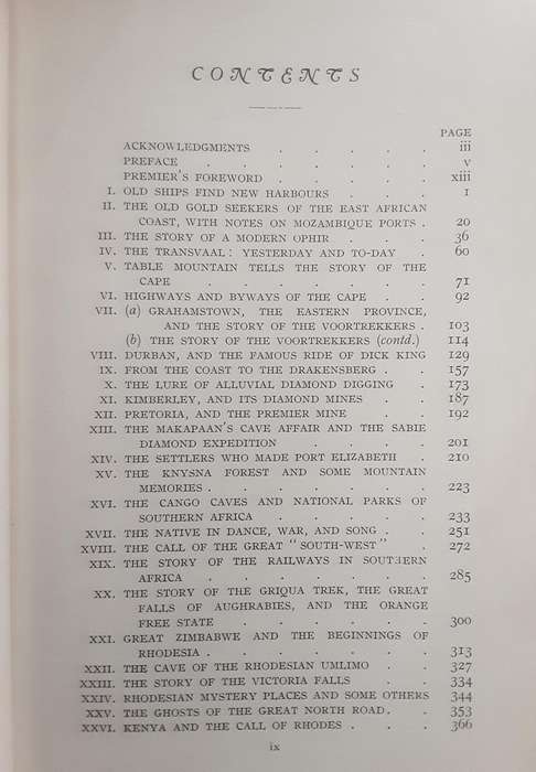 The Seven Wonders of Southern Africa by Hedley A Chilvers