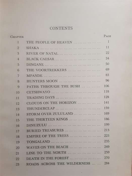Shaka's Country A Book of Zululand by T V Bulpin