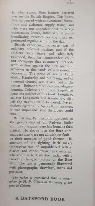 Battles of the Boer War by W Baring Pemberton