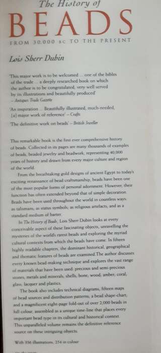 The History of Beads,  From 30,000 B C To The Present by Lois Sherr Dubin