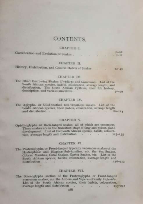 The Snakes of South Africa Their Venom and the Treatment of Snake Bite by F W Fitzsimons