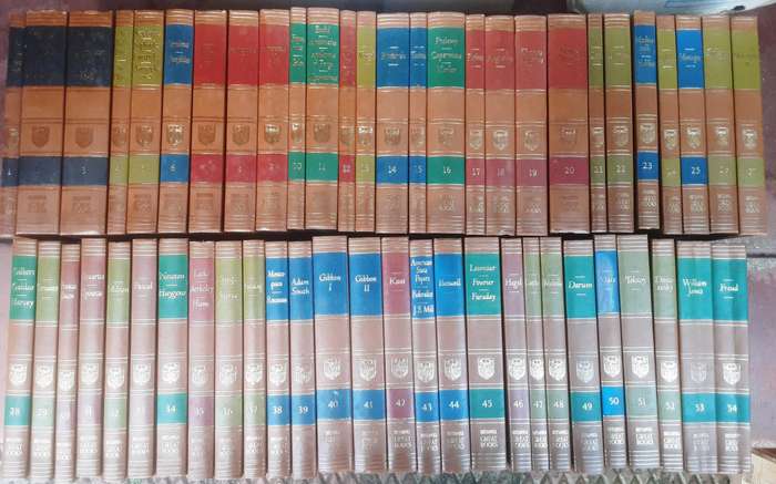 Britannica Great Books of the Western World Complete Set 54 volumes 1952 Edition