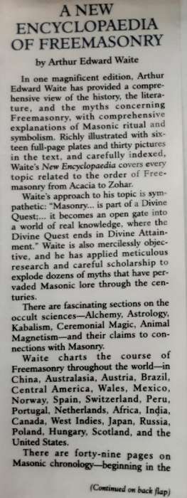 A New Encyclopaedia of Freemasonry by Arthur Edward White