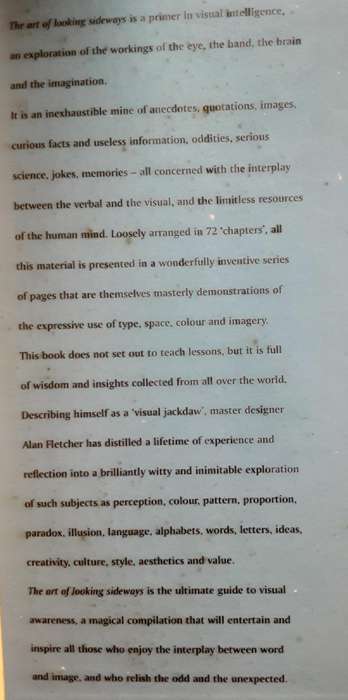 The Art of Looking Sideways by Alan Fletcher