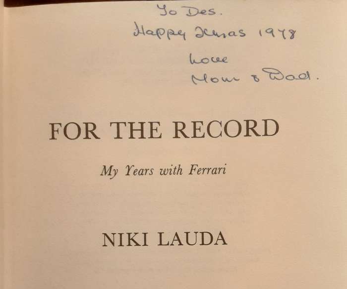 For the Record My Years with Ferrari by Niki Lauda