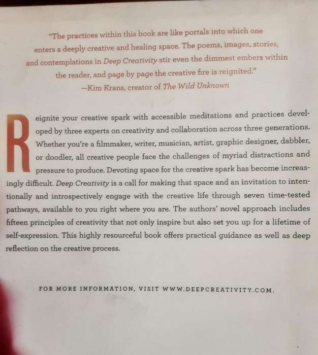 Deep Creativity Seven Ways To Speak Your Creative Spirit by D Quibell, J L Selig & D P Slattery