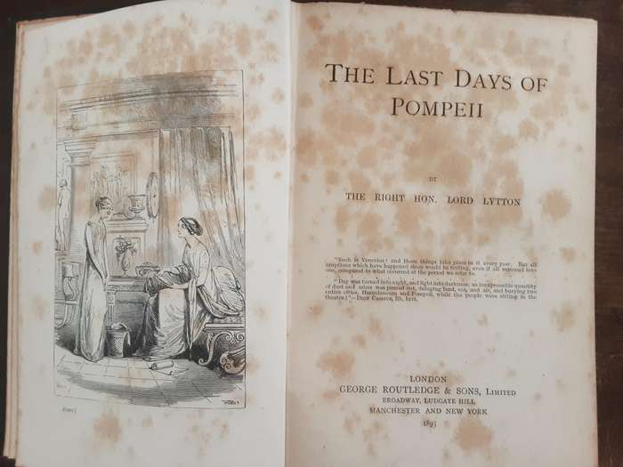 The Last Days of Pompeii by The Right Hon Lord Lytton