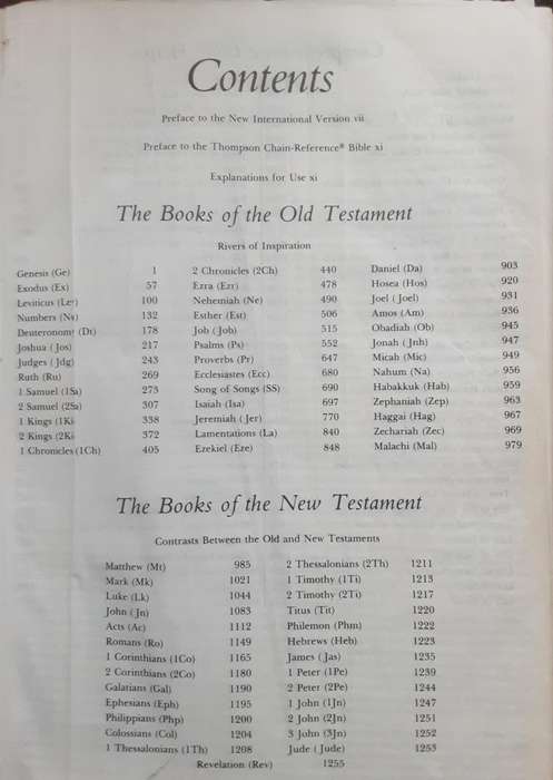 Thompson Chain Reference Bible New International Version Red Letter Edition