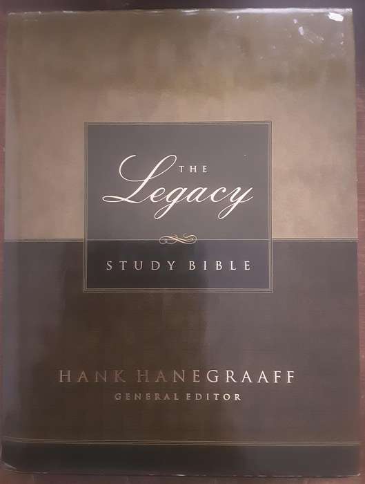 The Legacy Study Bible NKJV general editor Hank Hanegraaff