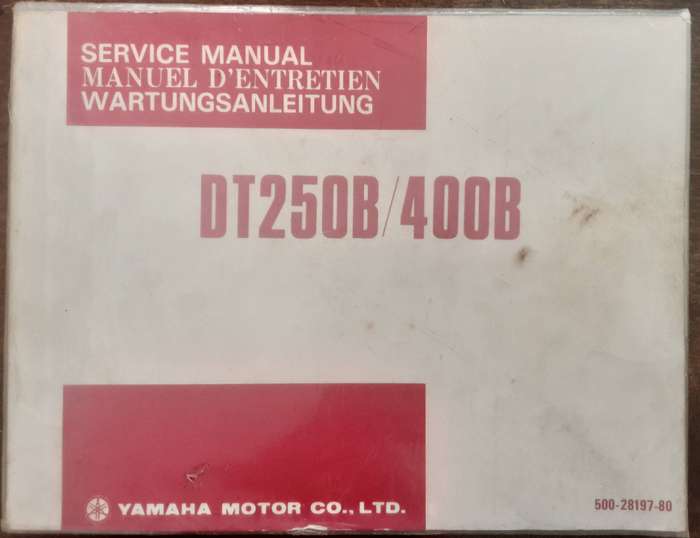 Yamaha DT250B / 400B Service Manual