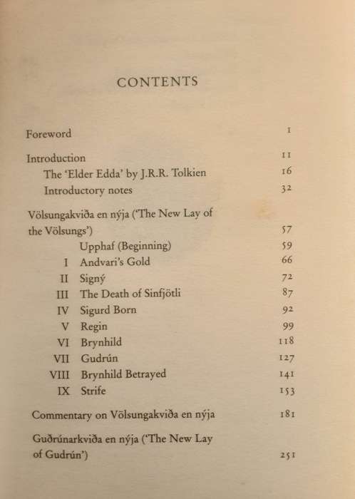 The Legend of Sigurd & Gudrun by J R R Tolkien edited by Christopher Tolkien