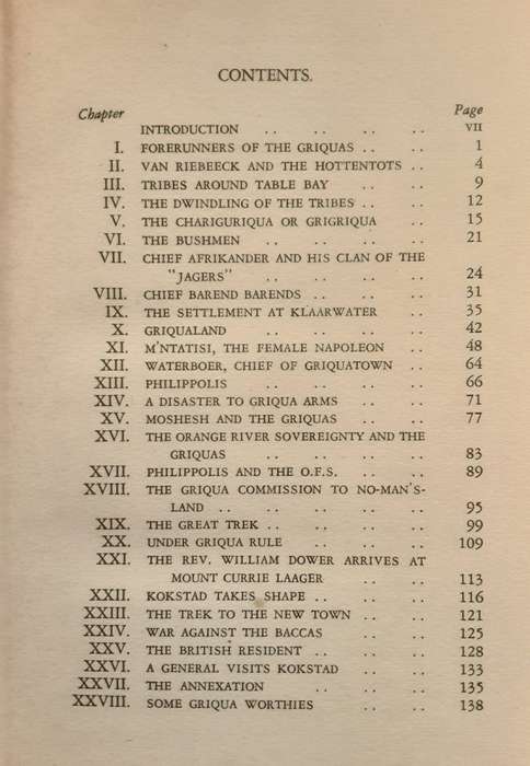 The Griquas of Griqualand A Historical Narrative of the Griqua People by Samuel James Halford
