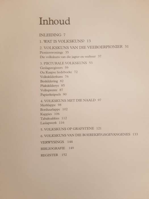 Die Geskiedenis Van Volkskuns in Suid Afrika by J Celestine Pretorius