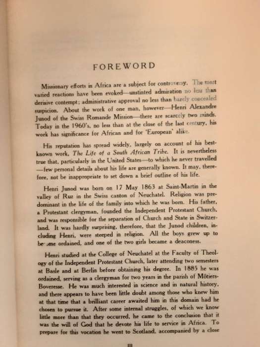 The Life of a South African Tribe Vol 1 Social Life vol 2 Mental Life by Henri A Junod