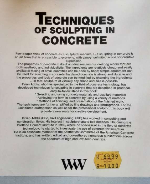 Techniques of Sculpting in Concrete by Brian Addis