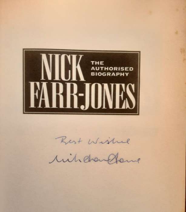 Nick Farr-Jones The Authorised Biography by Peter Fitzsimons **Signed by Farr-Jones**