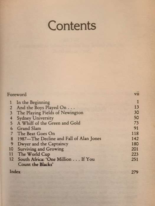 Nick Farr-Jones The Authorised Biography by Peter Fitzsimons **Signed by Farr-Jones**