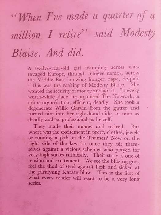 Modesty Blaise by Peter O'Donnell **First Edition **