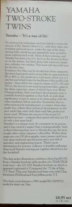 Yamaha Two Stroke Twins All Roasters plus Factory & Production TA to TZ Road Racers 1956 on by MacKe