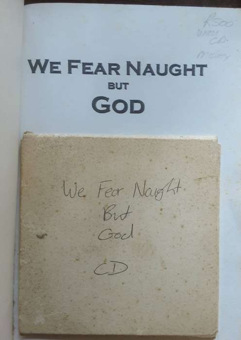 We Fear Naught But God, South African Special Forces The Recces by Paul Els ***with CD included**