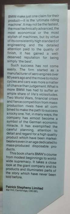 The Story of BMW Motorcycles by Robert Croucher