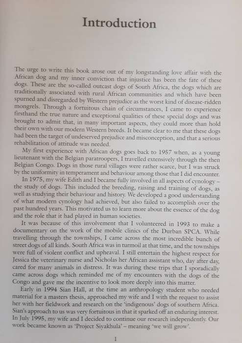 The Story of the African Dog by Johan Gallant