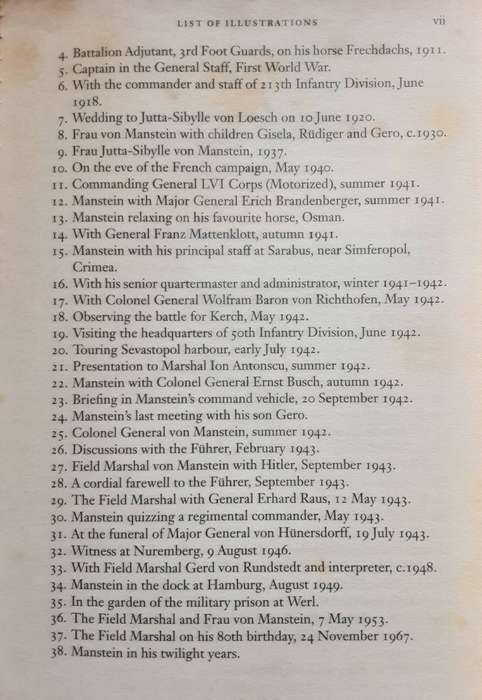 Manstein Hitler's Greatest General by Mungo Melvin