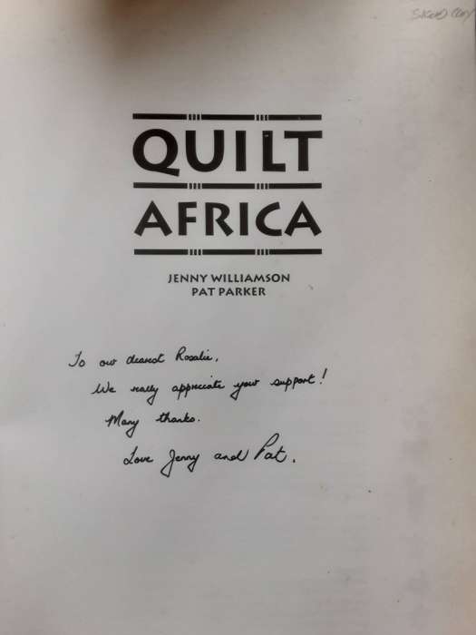 Quilt Africa by Jenny Williamson and Pat Barker **Signed Copy **