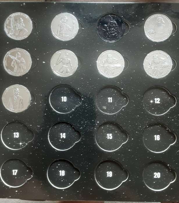Star Wars 30th Anniversary Coin Album with 9 coins