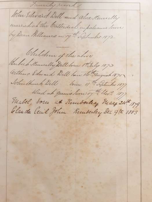 Large Leather-bound Holy Bible published by Oxford University Press in 1869