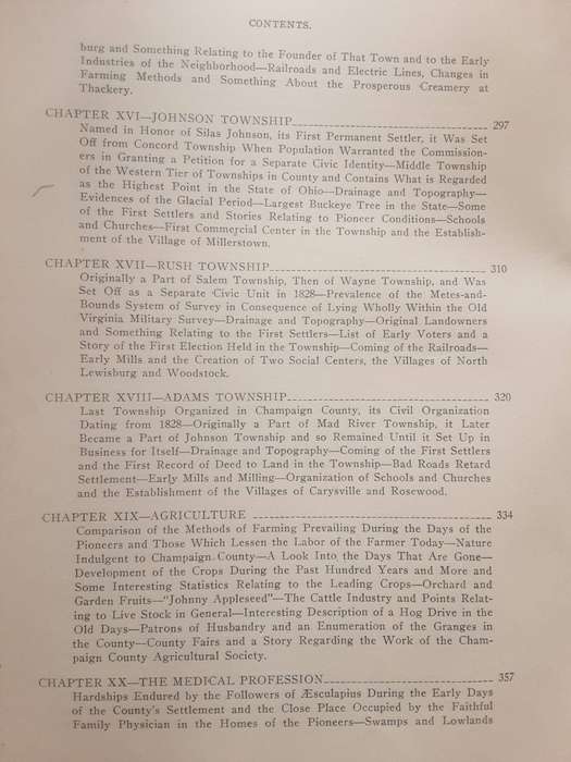 History of Champaign County Ohio, it's People, Industries and Institutions 2 Vols by  E P Middleton