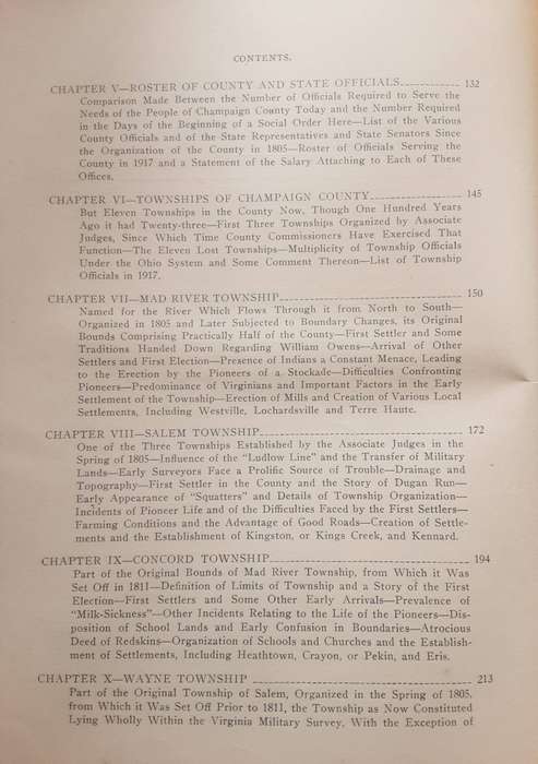 History of Champaign County Ohio, it's People, Industries and Institutions 2 Vols by  E P Middleton