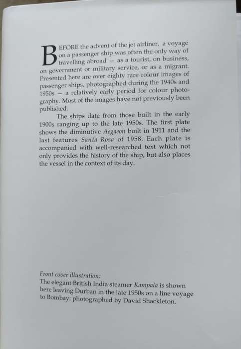 Halcyon Days, Passenger Liners in the 1940s and 1950s by Nigel Hughes & Trevor Jones