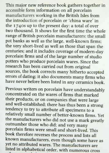Encyclopaedia of British Porcelain Manufacturers -- Geoffrey Godden