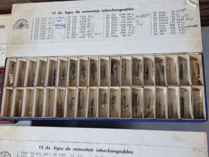 NOS Stems, Cyma, ET, Omega, Perseux, FHF, Oris, AS, MST, Revue, EB, EBOSA