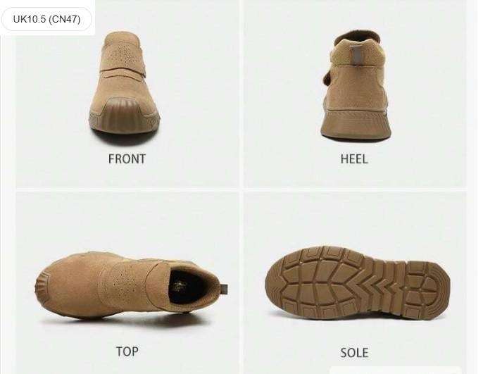 Safety Shoes for Men. Size 10.5UK/ 47