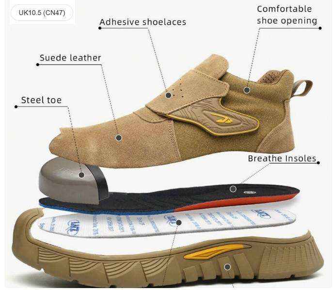 Safety Shoes for Men. Size 10.5UK/ 47